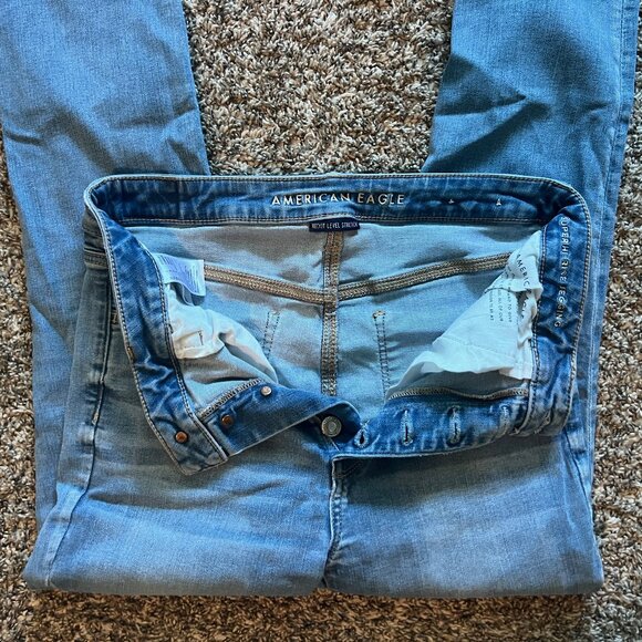 American Eagle Super Hi-Rise Jeggings - 12R - Picture 3 of 3